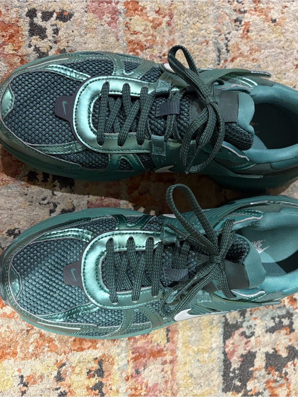 Nike Women's Dark Teal Mesh & Synthetic Running Shoes